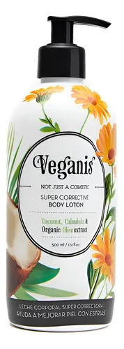 Veganis Leche Reparadora Coco Y Caléndula 500 Ml Sin Tacc