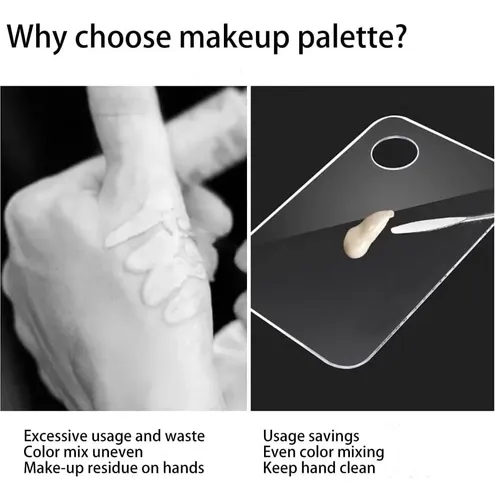 Paleta Acrílica De Maquillaje Nayiissi 2 Piezas Con