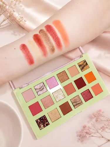 Paleta Sombras Ojos Brillante Mate 18 Tonos Veoquiero