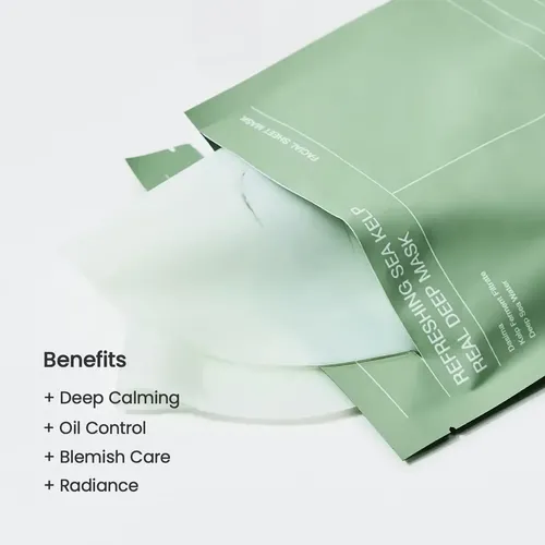 Mascarilla Facial Biodance Refreshing Sea Kelp Deep Mask