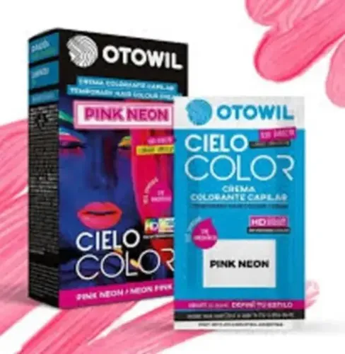 Otowil Tintura Cielo Color Pink Neon 50 Grs
