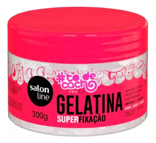 Salon Line To De Cacho Gelatina Fijación Fuerte Rulos 300gr