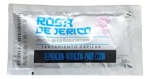 5 Sobres Mascara Capilar Rosa De Jericó 50ml Fithocolor