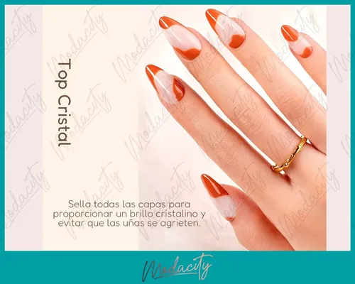 Top Coat Cristal City Girl 10ml Esmalte Semipermanente