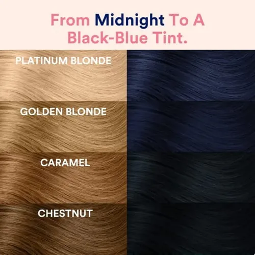 Tinte De Cabello Semipermanente Inh, Azul, Negro, Lava Y Fla