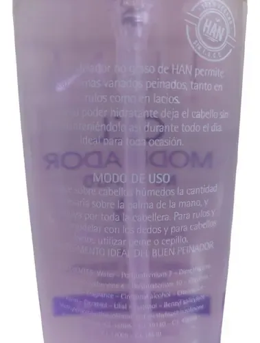 Han Gel Finalizador Modelador Nograsoppeinarsparabeno 350ml