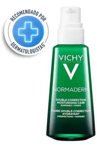 Sérum facial antiacné de doble corrección Normaderm, 50 g, Vichy, día y noche, piel grasa