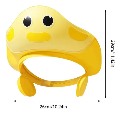 – Gorra De Baño Ajustable For Bebé Con Diseño De Caricatura