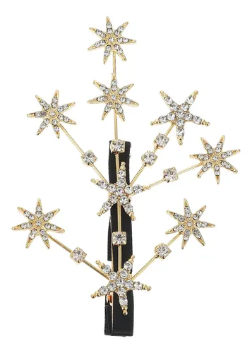 Pinza Para El Pelo Con Diamantes De Imitación Brillantes, 2