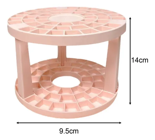 Px 2 Soporte Para Brochas De Maquillaje, Portalápices Rosa .