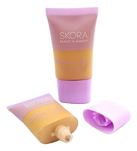Base Maquillaje Liquida Foundation Glow Vibes De Skora 30 Ml