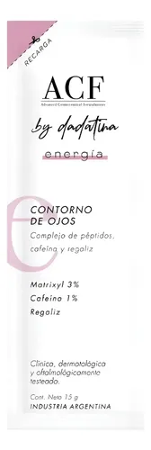 Recarga Crema Contorno De Ojos Energía Acf By Dadatina