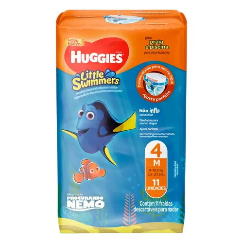 Pañal de Agua Huggies Little Swimmers M x 11u