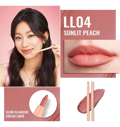 Delineador Labial Impermeable Oulac Ll04 Sunlit Peach