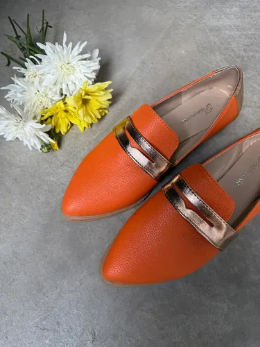 Zapato Mocasin Bajo Ioris Con Vincha Y Talonera Combinada