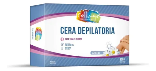 Cera Depilatoria Azul Collage Azuleno Profesional X 6