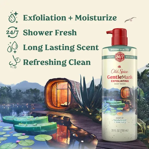Gel De Baño Exfoliante Old Spice Gentleman’s De 750 Ml Para