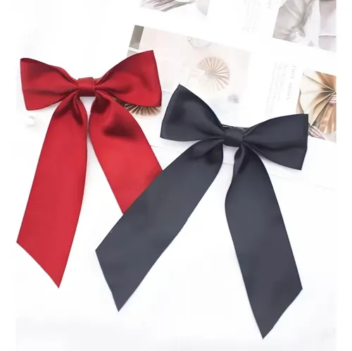 Pinza Para El Pelo Con Lazos Coloridos Y Cintas Que Fluyen,