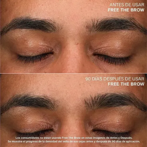 Kulfi Gel Fijador Voluminizador Cejas Con Doble Punta Peine