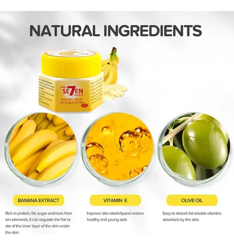 Crema De Plátano Para Pies Y Manos Que Suaviza La Piel Ásper Banana