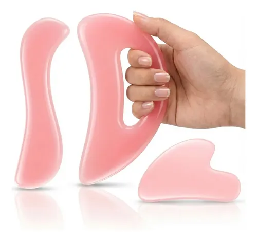 Set De 3 Herramientas De Gua Sha Para Masaje Muscular Tophld