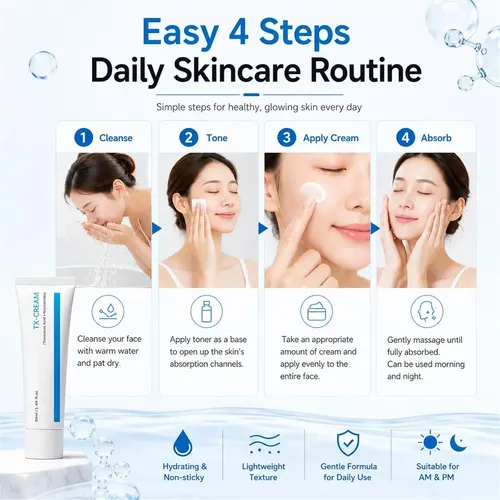 Crema Facial Hidratante Qiaoniacinamide, Manchas Oscuras, Má