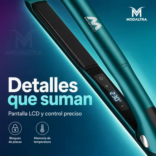 Planchita Plancha Pelo Profesional Alisado Nano Titanium