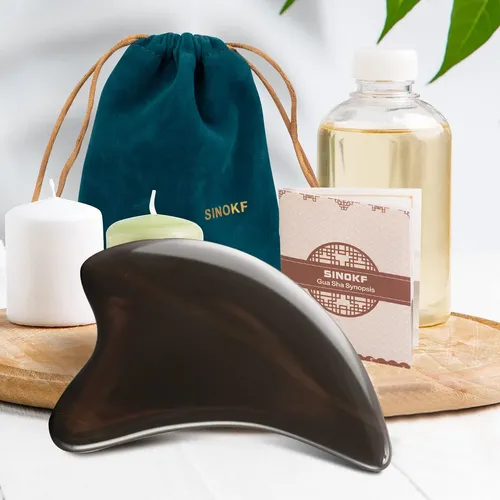 Piedra Gua Sha Sinokf Bian Stone Masaje Facial Dolphin