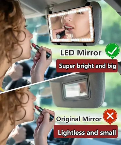 Espejo Cosmético Led Para Coche S Comforts Touch Operation
