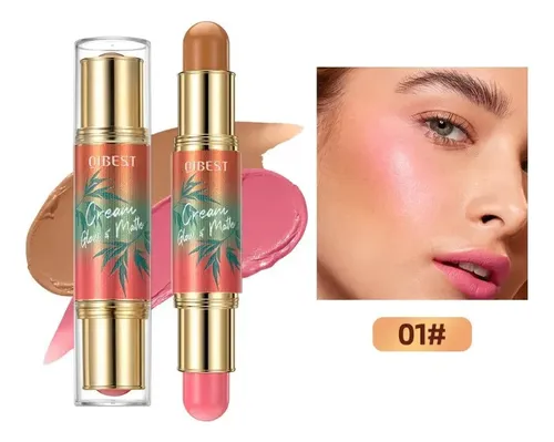 Paleta Contorno Rubor Iluminador Portátil Maquillaje Retoque