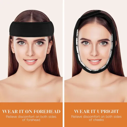 Cinta Acupresión Negra Para Relajación Y Masajes Facial