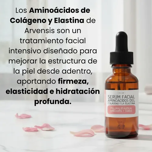Serum Facial Colágeno Y Elastina 50ml, Antiage Reafirmante**