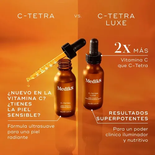 Sérum Medik8 C-Tetra Luxe con Vitamina C para una Piel Luminosa 30 mL