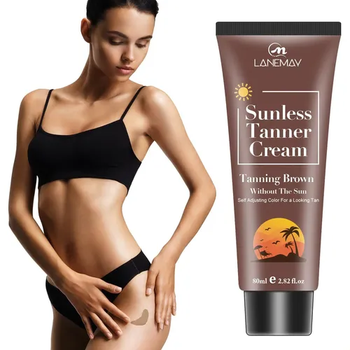 Sunless Tanner Cream Self Tanning Bronze Adjustable 80ml