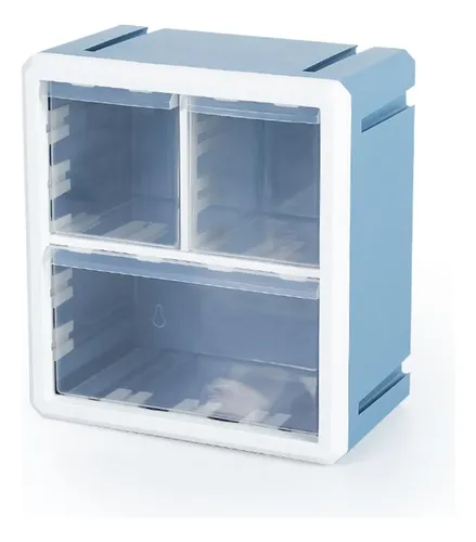 Cajonera Organizadora De Cajones Pequeña Para 3 Celosías