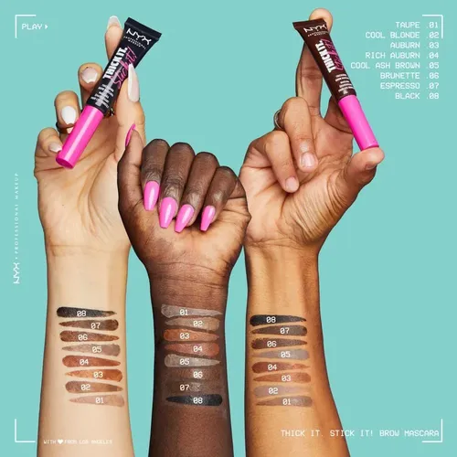 Gel Para Cejas Nyx Thick It Stick It 05 Cool Ash Brown