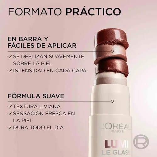 Lumi Le Glow Highlighter Stick 630 Cream Chic