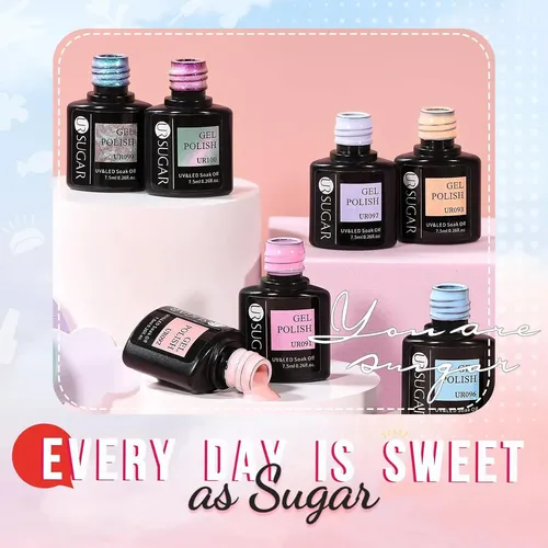 Set Gel Pastel Ur Sugar 10 Colores Uñas