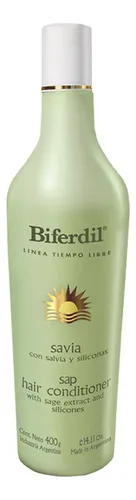 Biferdil Savia Con Salvia Y Siliconas X 400ml Protege Brillo