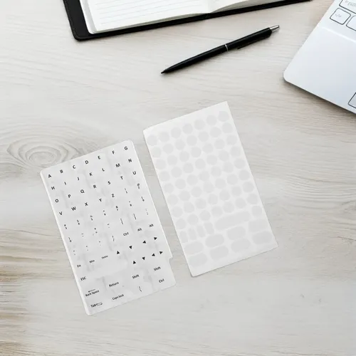 Pegatinas De Mecanografía Para Decoración De Uñas: Teclas De