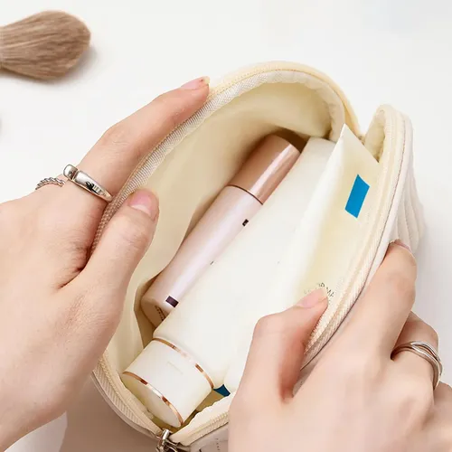 D Bolsas De Maquillaje For Mujeres Que Viajan Organizador~