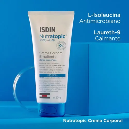 Isdin Nutratopic Pro Amp Crema Emoliente Piel Atópica 200ml