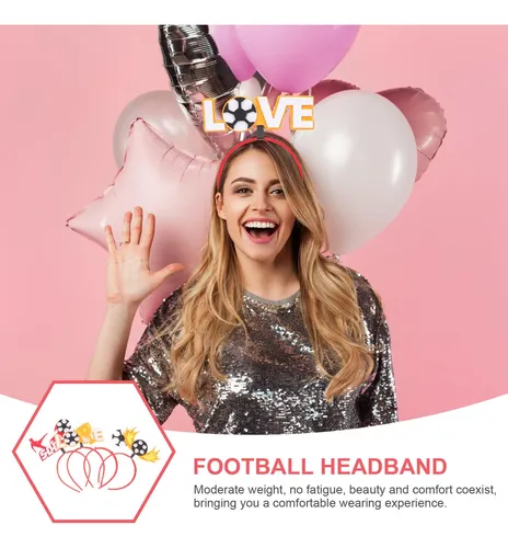 4 Unidades De Aros Para El Pelo De Fútbol, Diademas Para Fie