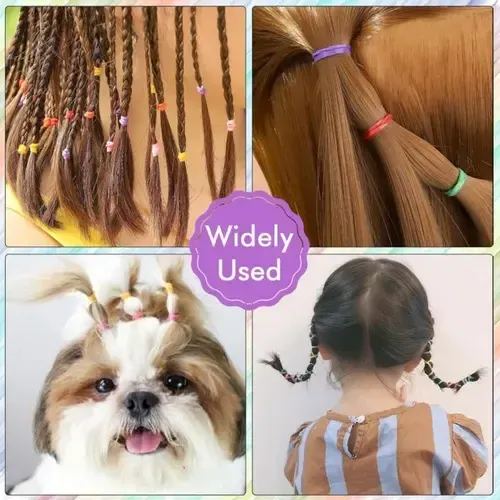 2000 Pc Mini Ligas For El Cabello Y Pinzas Niñas Accesorios