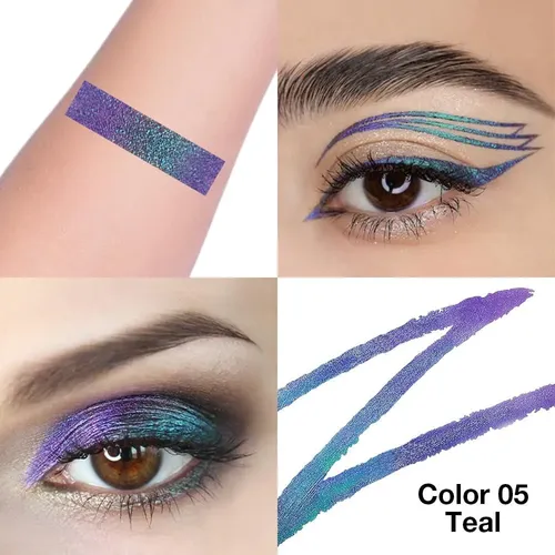 Delineador Líquido Multicolor Evpct Teal