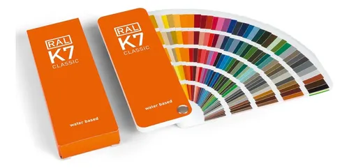 ;carta De Colores Ral K7 216 Colores Brillo 5 Idiomas,