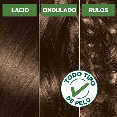 Kit de Tintura Permanente Garnier Nutrisse Ultra Cobertura Tono 50U Castaño Claro
