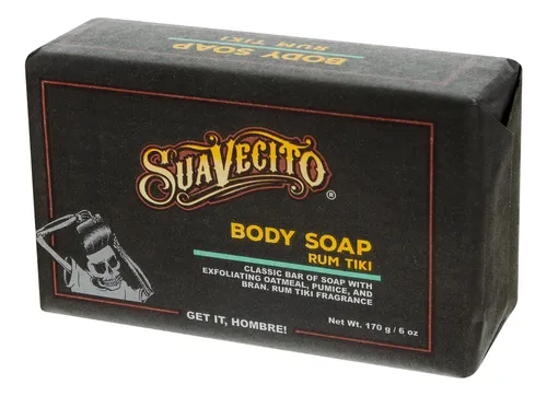 Jabón Corporal Suavecito Rum Tiki Hidratante 170 G, Paquete