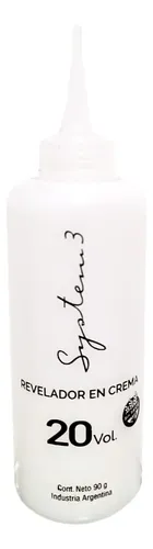 Revelador En Crema System 3 Oxidante Sin Tacc 20vol 90ml