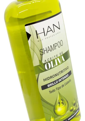 Han Oliva Shampoo Brillo Intenso Nutrición Pelo 500ml Local